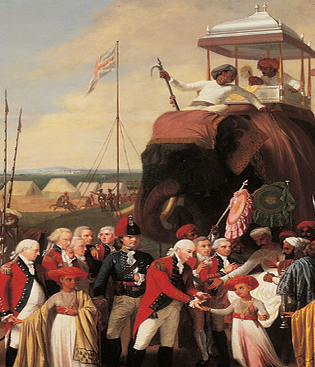 Cornwallis receives The Tiger of Mysore’s Sons