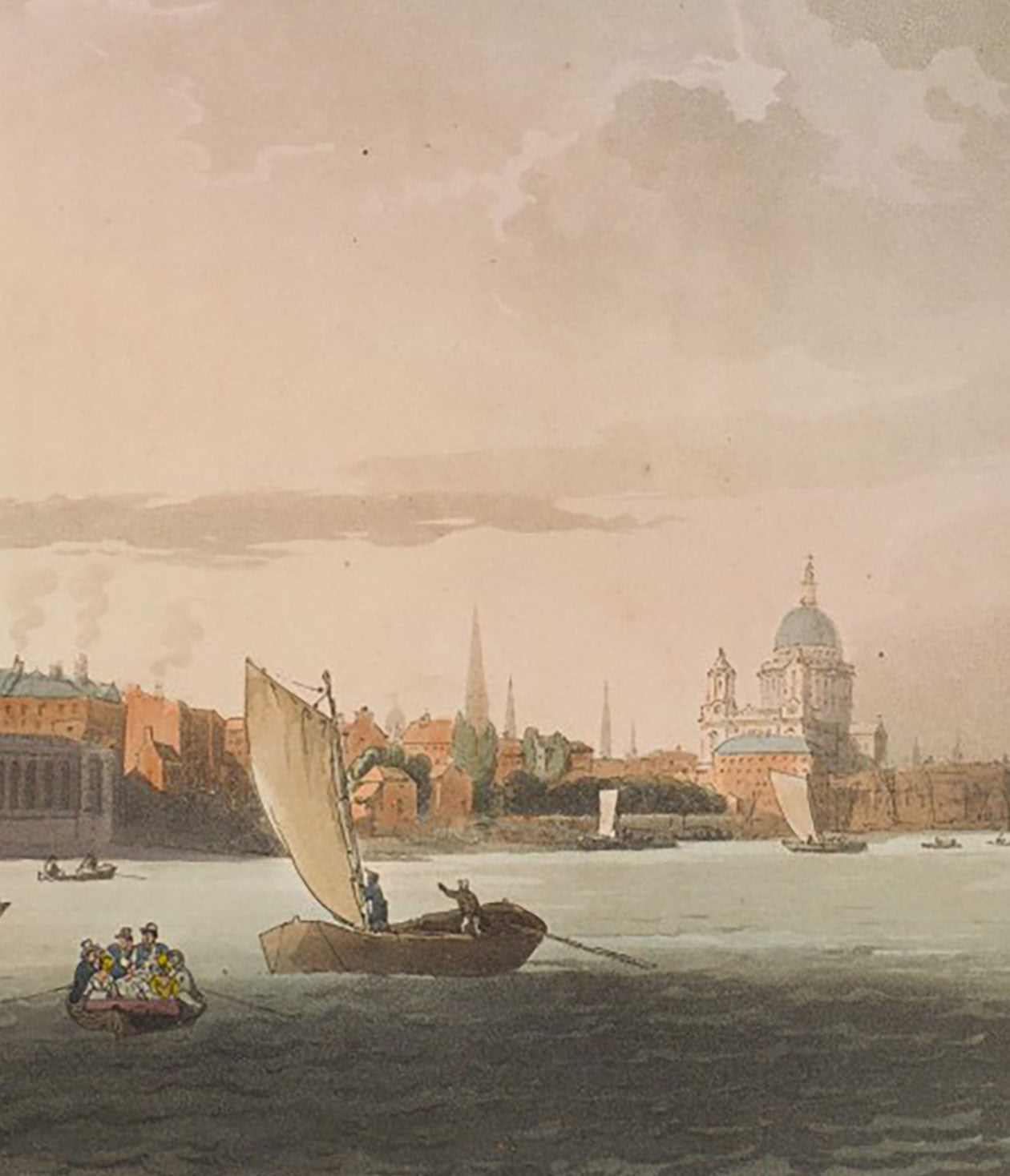 A View of London from the Thames