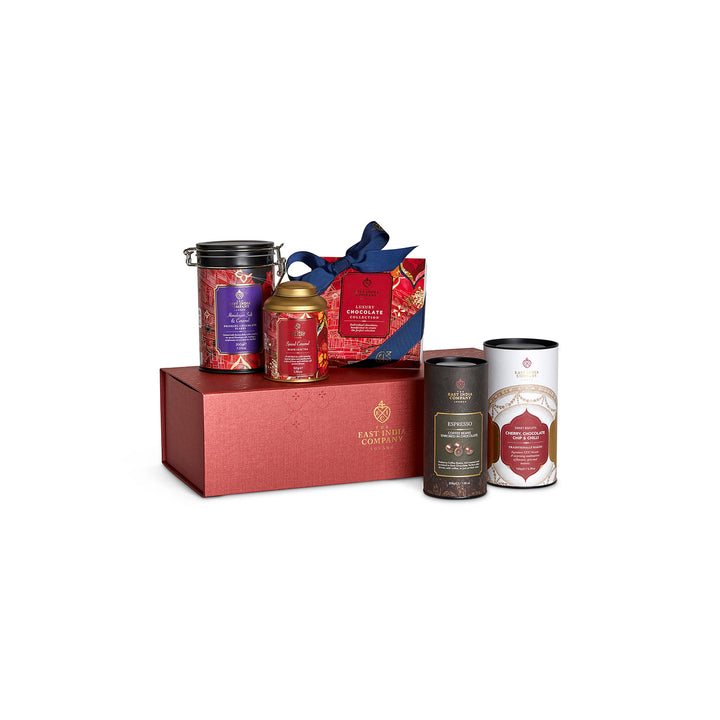 The Curious Chocolate Connoisseur Seasonal Luxury Hamper Gift Box