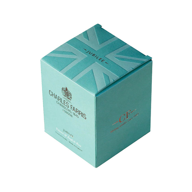 Jubilee Scented Candle by Charles Farris of London | Vetivert, Pink Peppercorns & English Rose