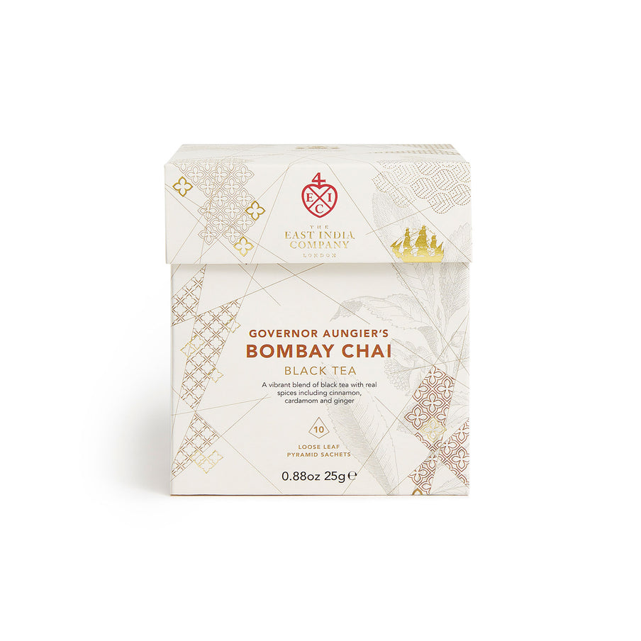 Governor Aungier's Bombay Chai Black Tea Pyramid Tea Bag Sachets