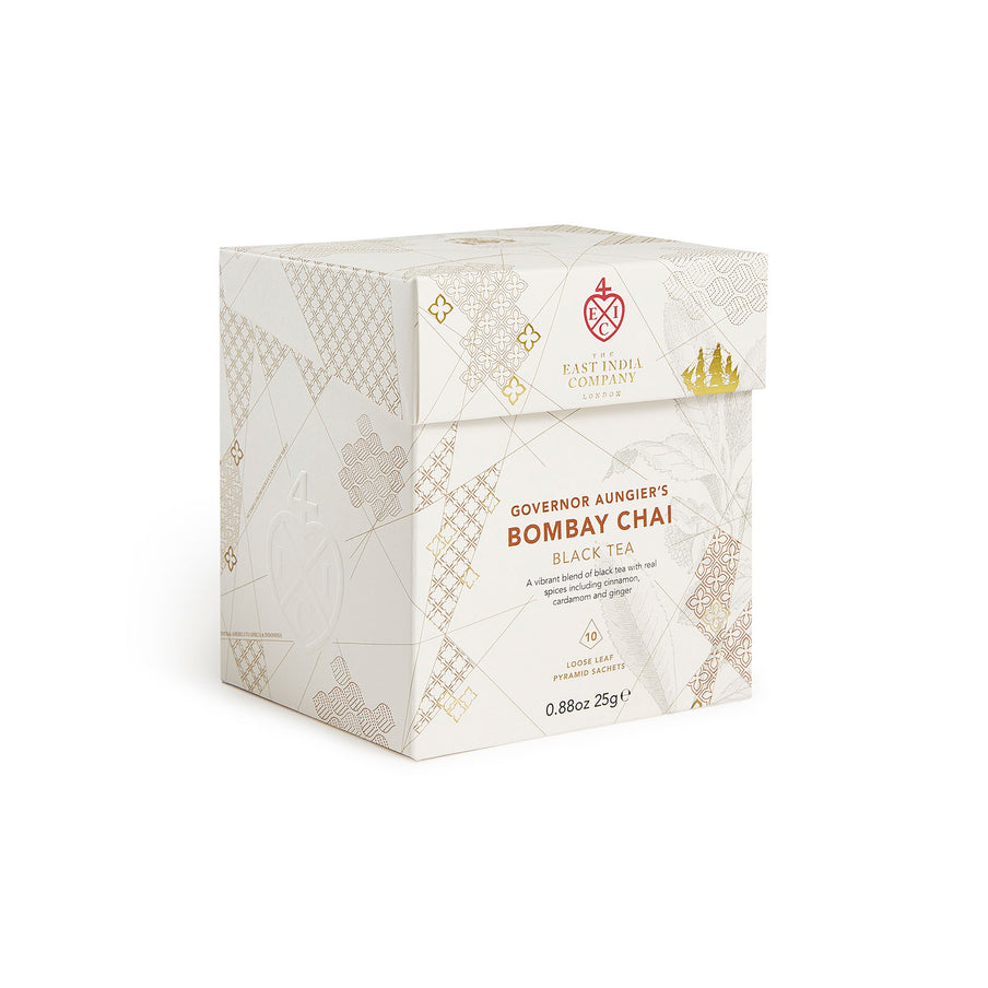 Governor Aungier's Bombay Chai Black Tea Pyramid Tea Bag Sachets