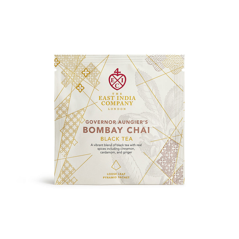 Governor Aungier's Bombay Chai Black Tea Pyramid Tea Bag Sachets