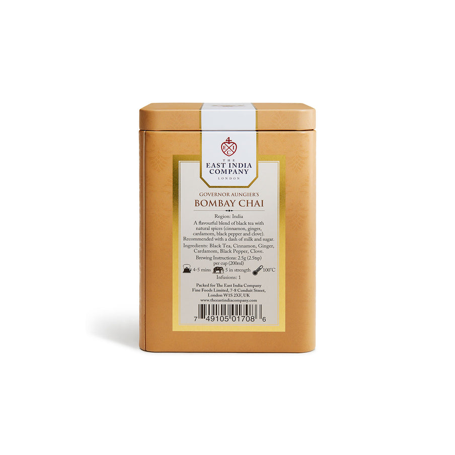 Governor Aungier's Bombay Chai Loose Leaf Black Tea Caddy